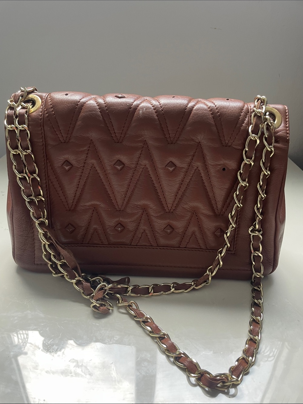 Mario Valentino shoulder bag leather - Picture 13 of 16